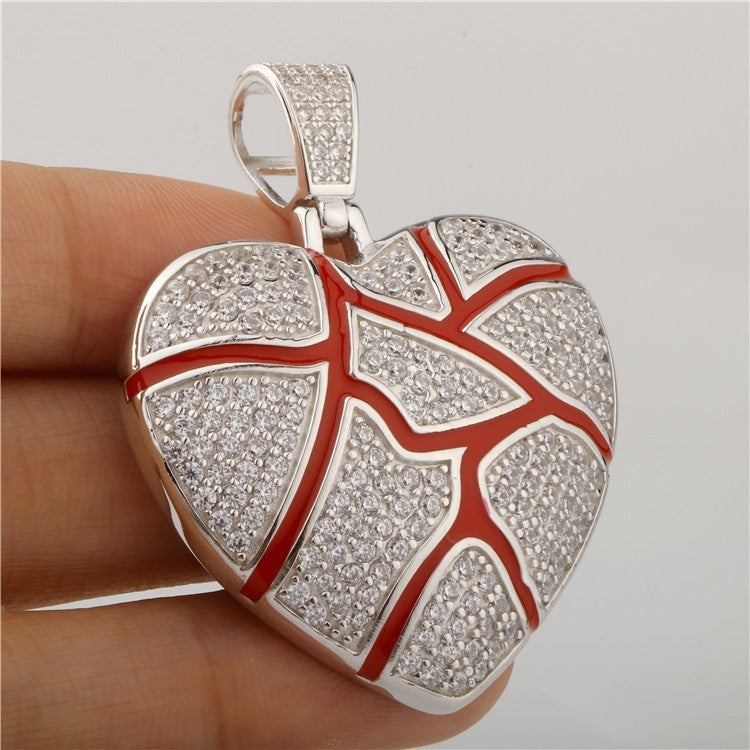 Herz-Anhänger mit Zirkonia – 925 Silber