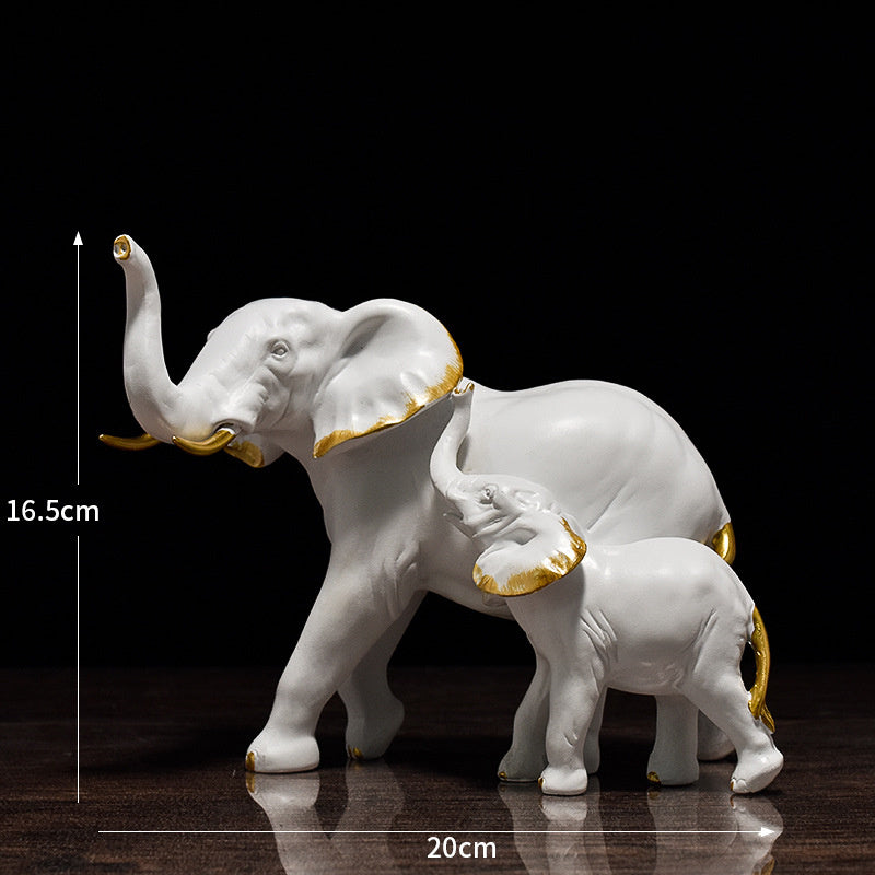 Kunst- Handwerk Elefantenfigur