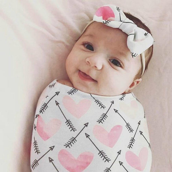 Baby-Schlafsack mit Stirnbandschleife – Kuschelig & Stilvoll in allen Jahreszeiten 🌸