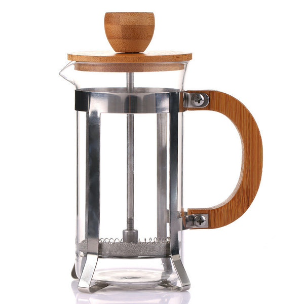 Kultige Handpress- Kanne "Oliva" für Kaffee & Tee