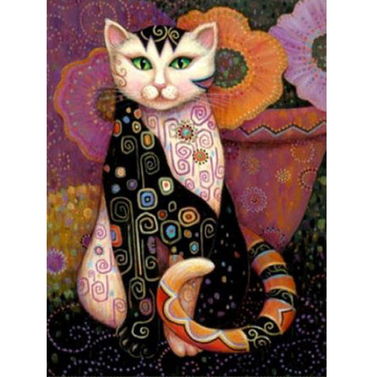 Dekoration für Zuhause: Ölbild "Katze"