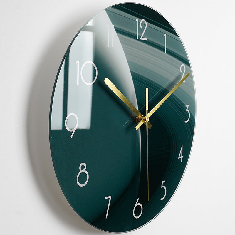 Edle Wanduhr "Silent Glass" in verschiedenen Designs