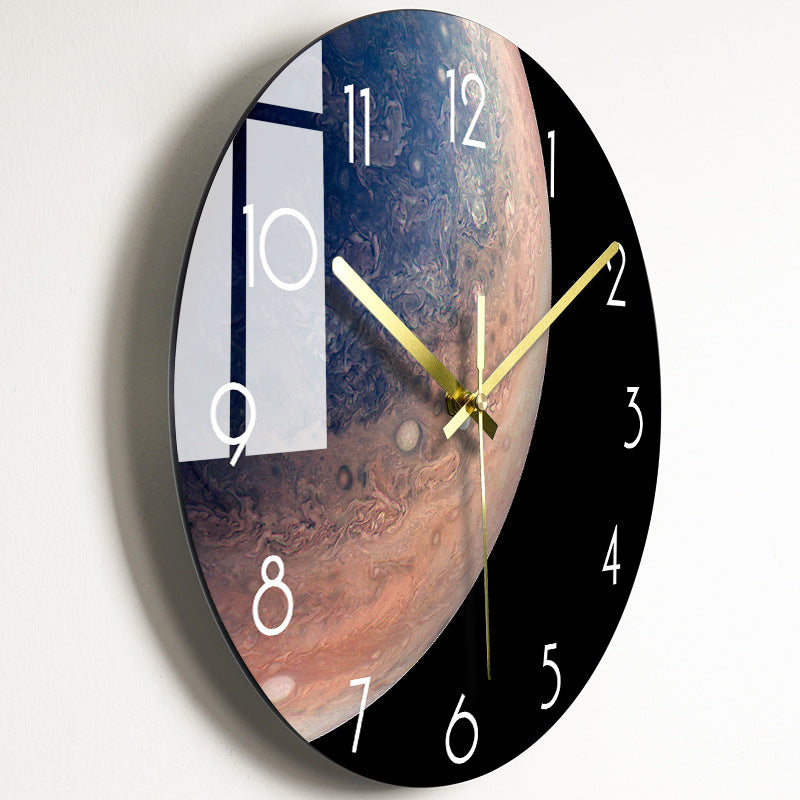Edle Wanduhr "Silent Glass" in verschiedenen Designs