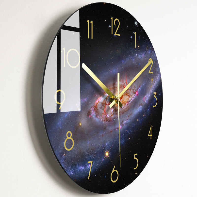 Edle Wanduhr "Silent Glass" in verschiedenen Designs