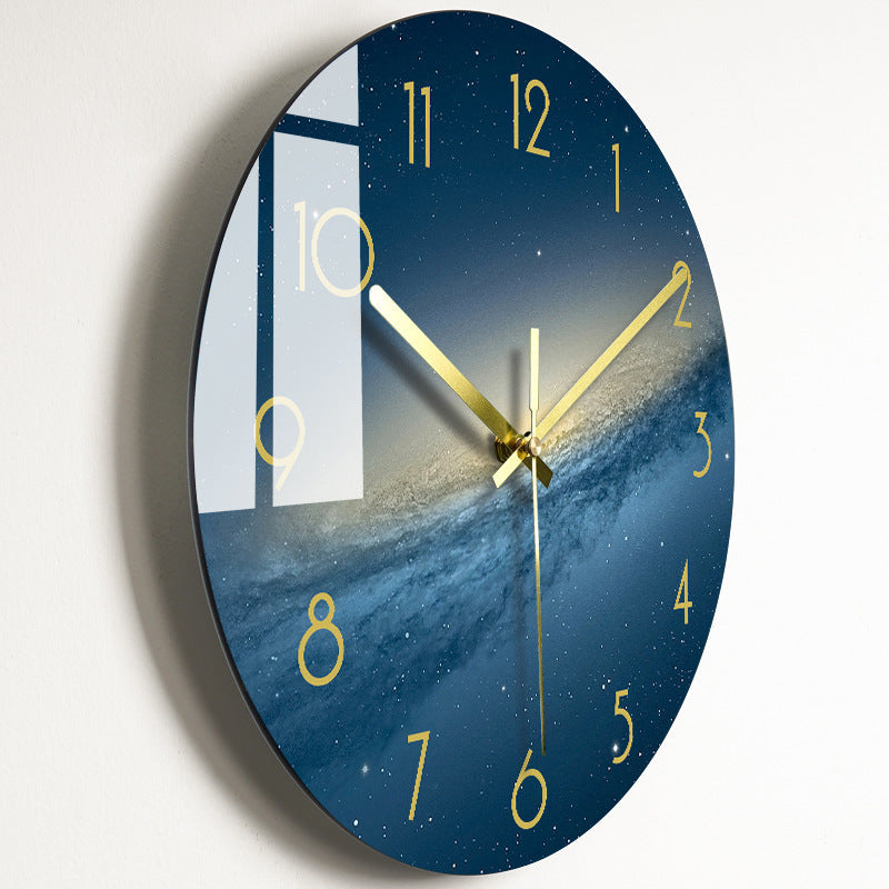 Edle Wanduhr "Silent Glass" in verschiedenen Designs
