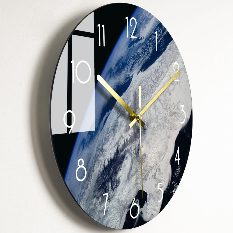 Edle Wanduhr "Silent Glass" in verschiedenen Designs