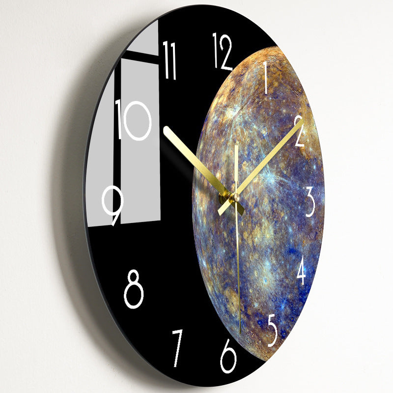 Edle Wanduhr "Silent Glass" in verschiedenen Designs