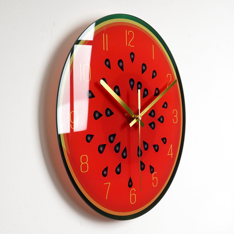 Edle Wanduhr "Silent Glass" in verschiedenen Designs