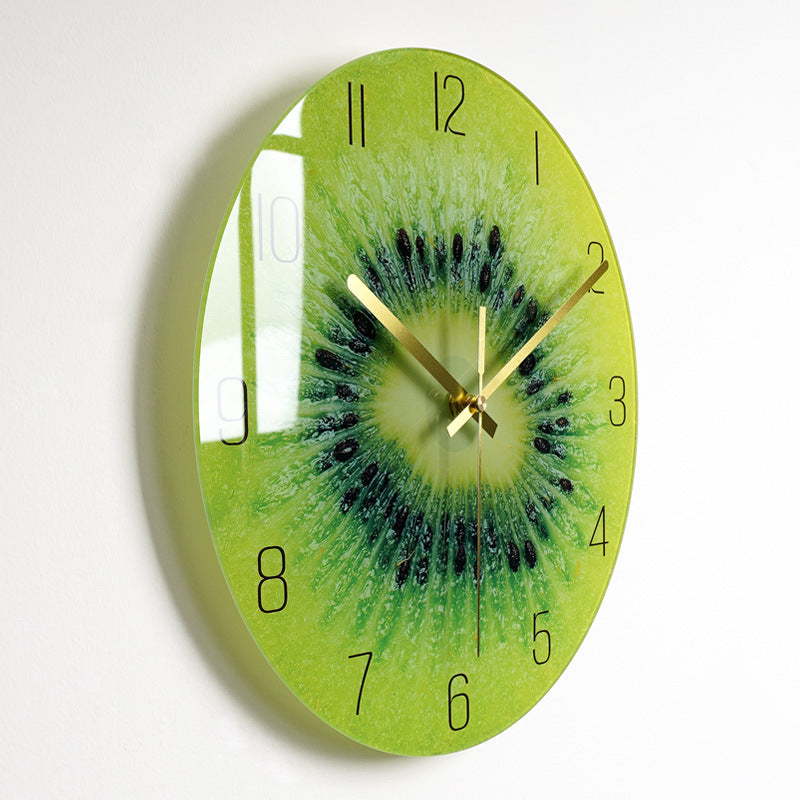 Edle Wanduhr "Silent Glass" in verschiedenen Designs