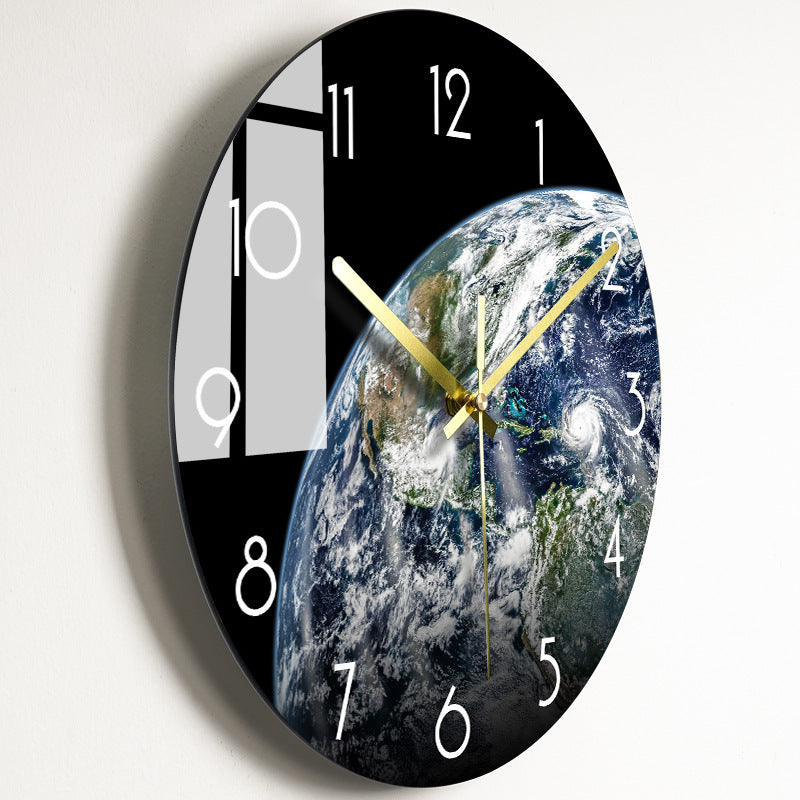 Edle Wanduhr "Silent Glass" in verschiedenen Designs