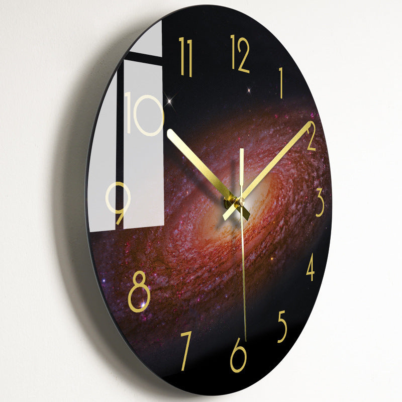 Edle Wanduhr "Silent Glass" in verschiedenen Designs
