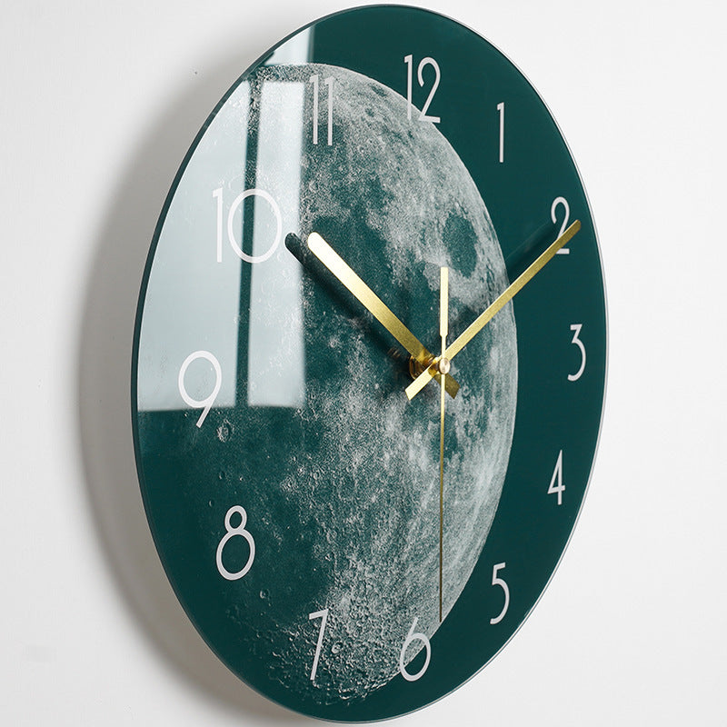 Edle Wanduhr "Silent Glass" in verschiedenen Designs