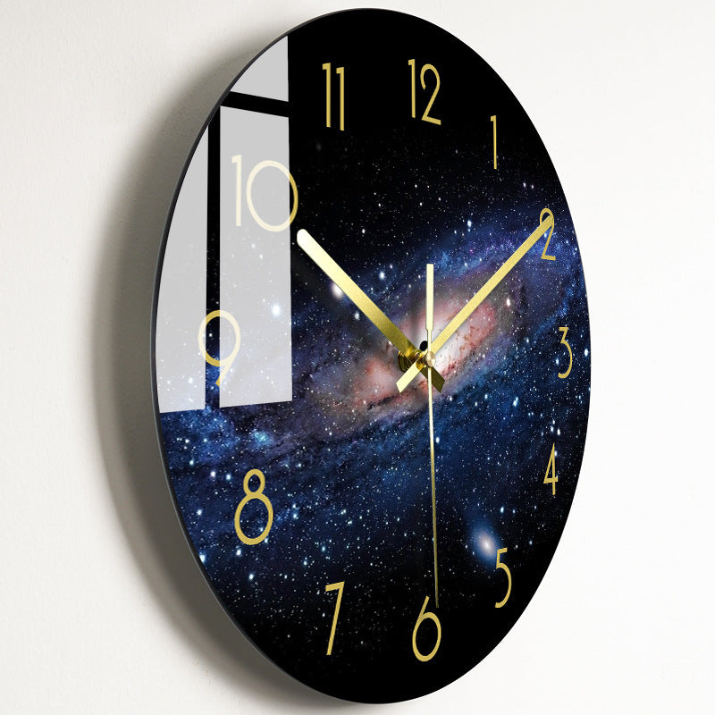 Edle Wanduhr "Silent Glass" in verschiedenen Designs
