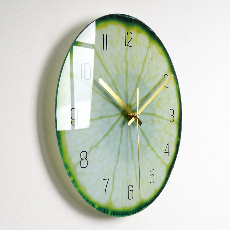 Edle Wanduhr "Silent Glass" in verschiedenen Designs