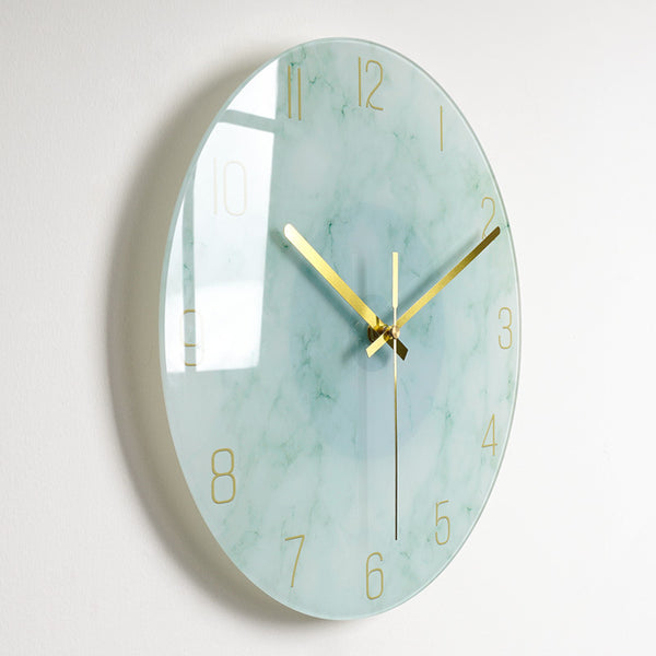 Edle Wanduhr "Silent Glass" in verschiedenen Designs