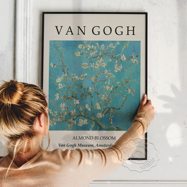 Canvas-Wandbild – Van Gogh reinterpretiert (Modern & Cartoon)