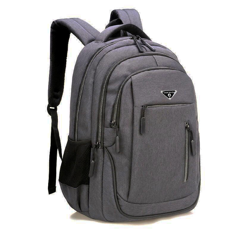 Urbaner Laptop-Rucksack mit großem Volumen – leichter Reiserucksack aus Polyester mit Reißverschluss, schlichtem Design und Platz für 16-Zoll-Notebook.