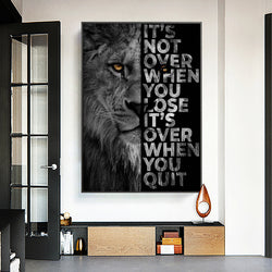 Moderne Motivationsposter auf Leinwand – Art Print