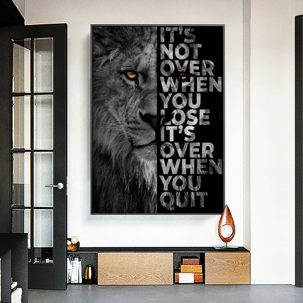 Moderne Motivationsposter auf Leinwand – Art Print