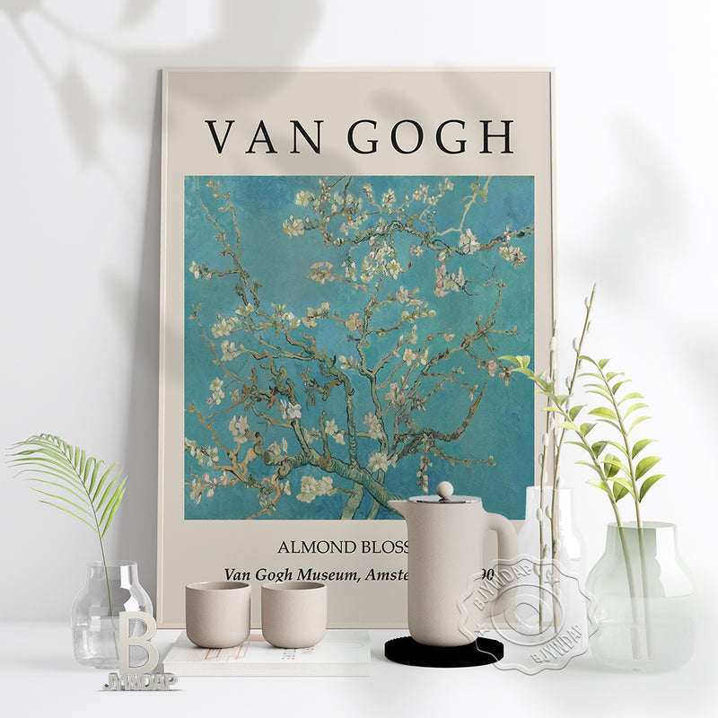 Canvas-Wandbild – Van Gogh reinterpretiert (Modern & Cartoon)