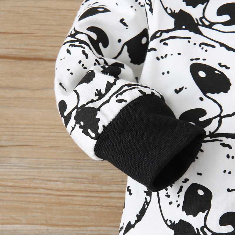 Panda-Bär Strampler mit Mütze