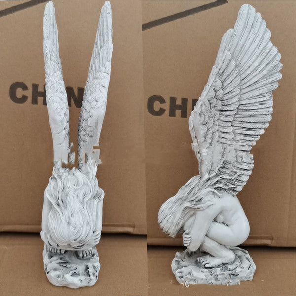 Engel-Statue – Dekorative Kunstfigur aus Resin