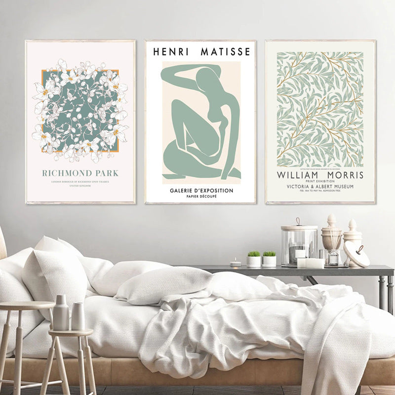 Abstrakte Kunst auf Leinwand im modernen Stil