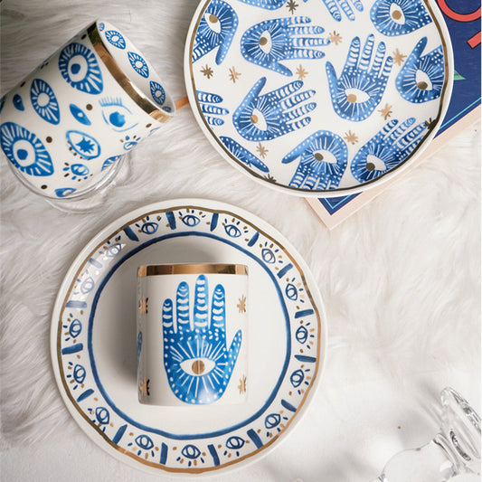 Design & Kunst vereint: Tasse, Teller & Dose im Set