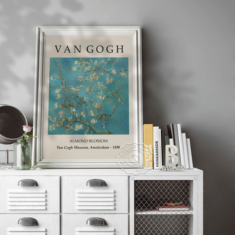 Canvas-Wandbild – Van Gogh reinterpretiert (Modern & Cartoon)