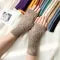 Damen Mode einfarbige Stulpen/ Handschuhe