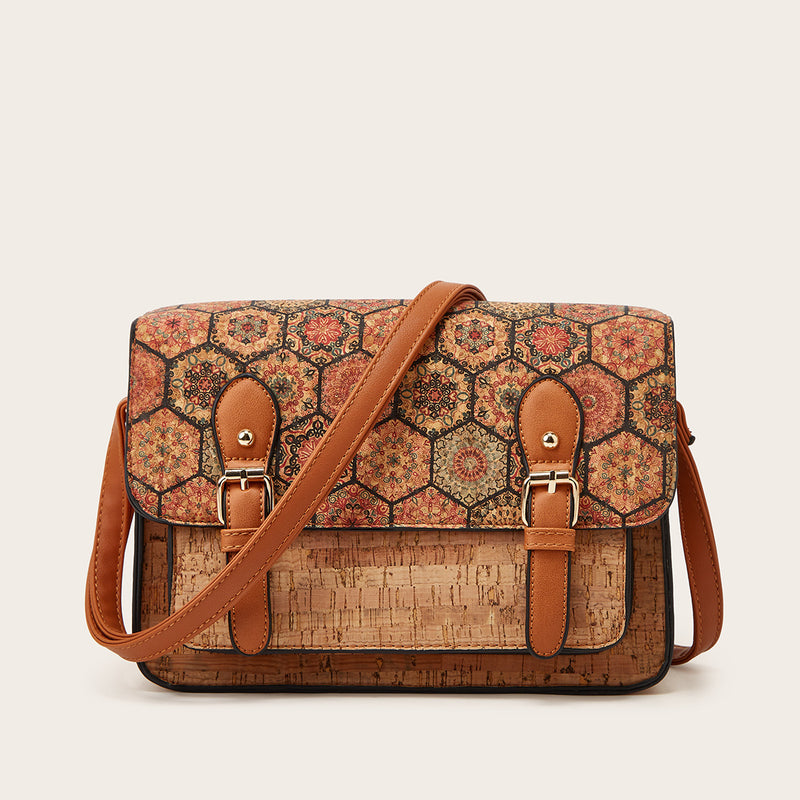Bedruckte Damen-Crossbody-Tasche – Leicht, geräumig & modisch