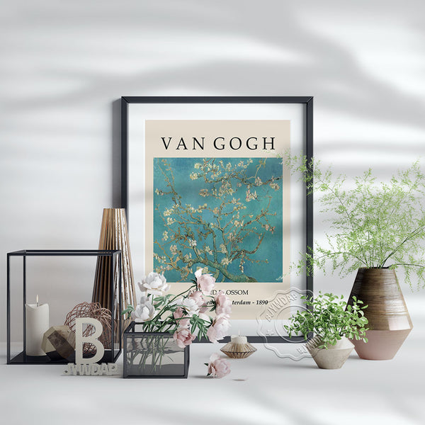 Canvas-Wandbild – Van Gogh reinterpretiert (Modern & Cartoon)