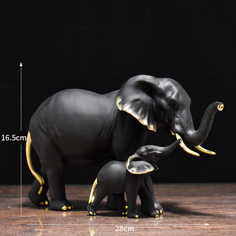 Kunst- Handwerk Elefantenfigur