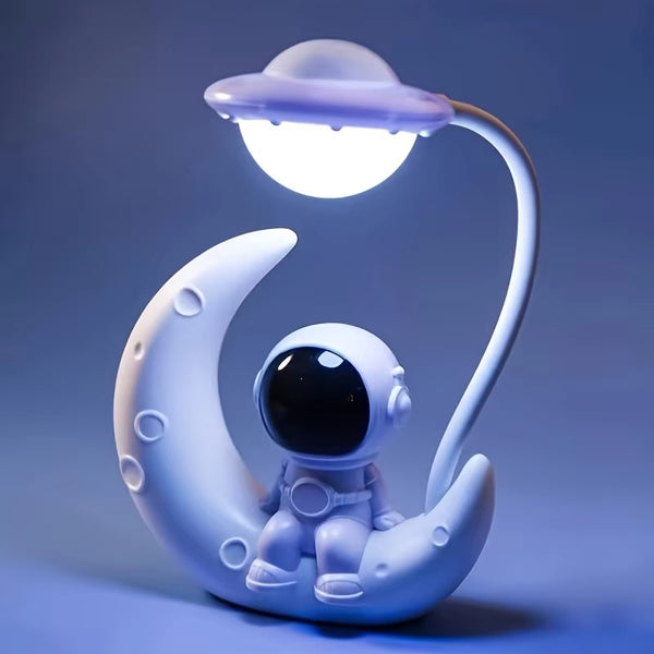Astronauten-Lampe „Moonlight“ – LED-Nachtlicht mit Sci-Fi-Charme