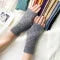 Damen Mode einfarbige Stulpen/ Handschuhe