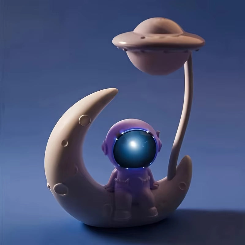 Astronauten-Lampe „Moonlight“ – LED-Nachtlicht mit Sci-Fi-Charme