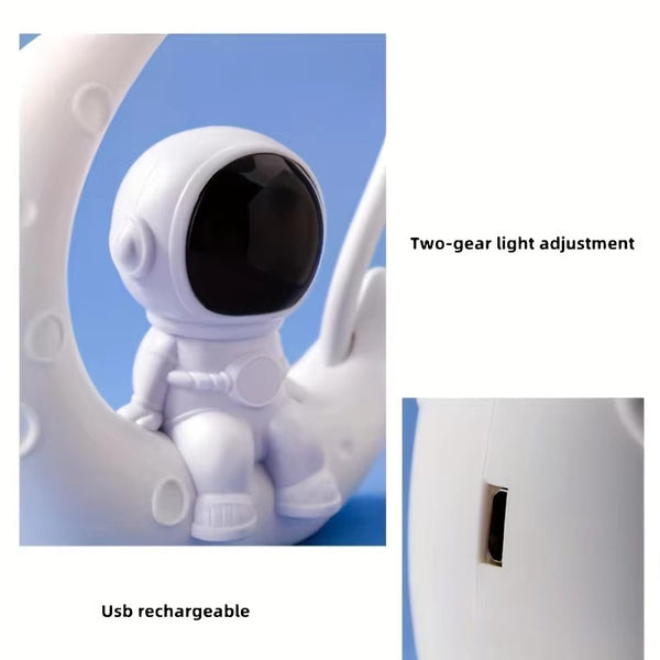 Astronauten-Lampe „Moonlight“ – LED-Nachtlicht mit Sci-Fi-Charme
