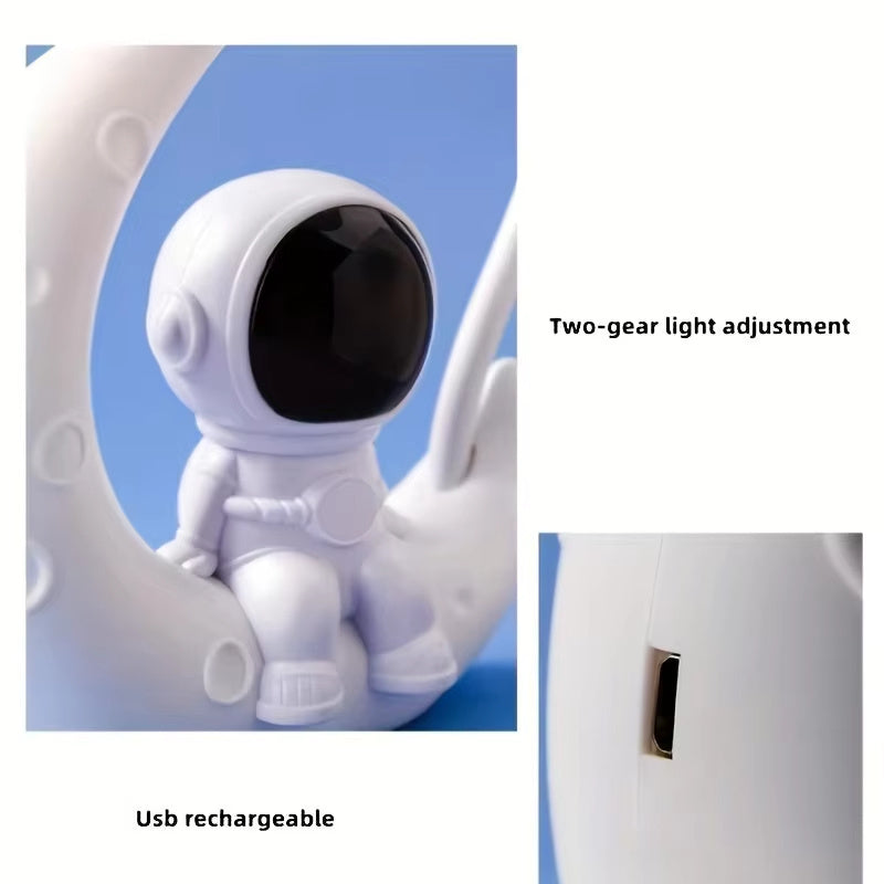 Astronauten-Lampe „Moonlight“ – LED-Nachtlicht mit Sci-Fi-Charme
