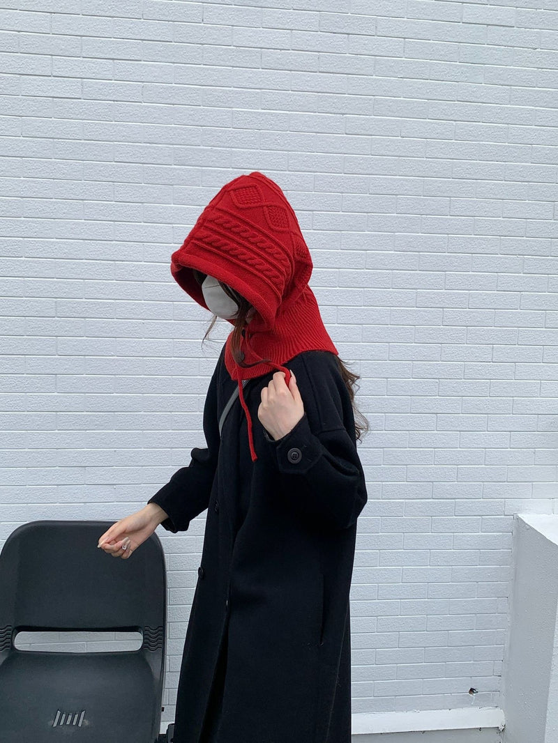 Grobstrick-Mütze mit Kordelzug – Minimalistisch. Warm. Vielseitig.