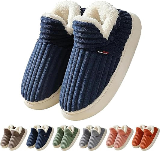 Warme trendige Fleece-Hausschuhe