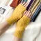 Damen Mode einfarbige Stulpen/ Handschuhe