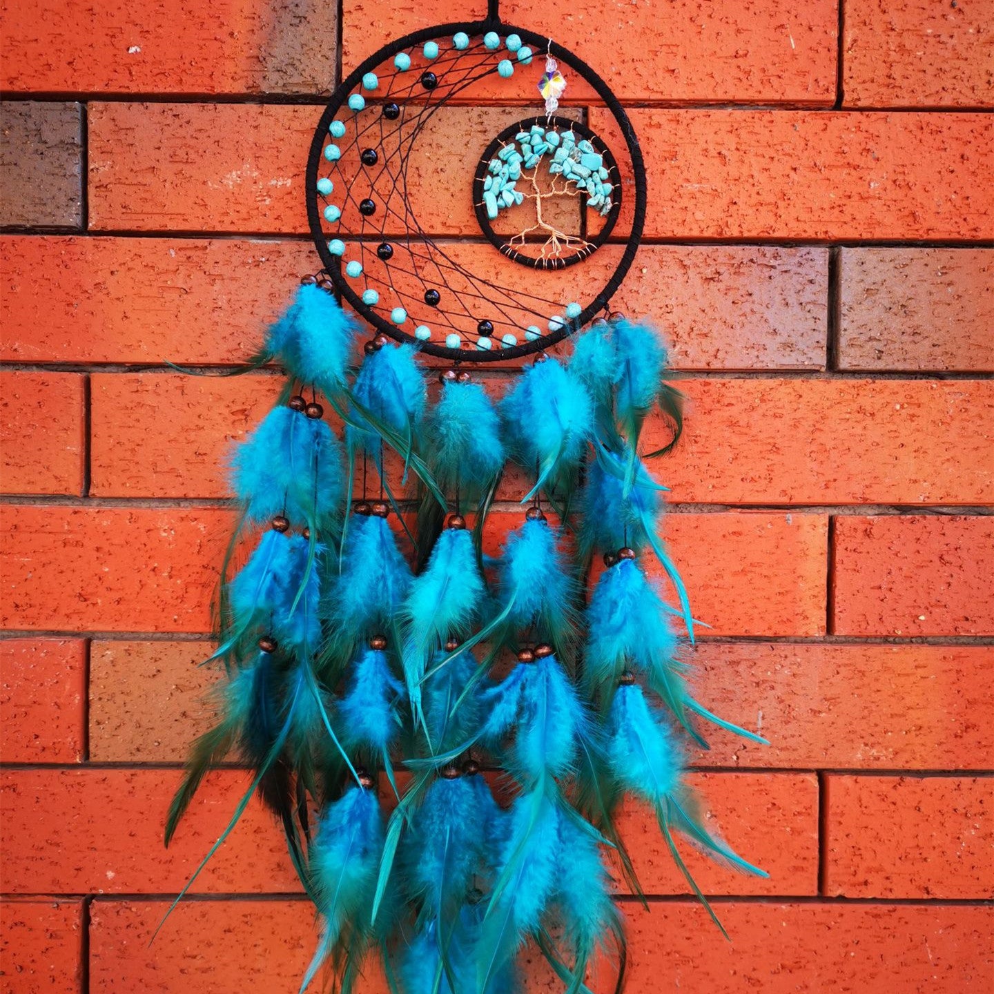 Deko "Baum des Lebens" und "Dreamcatcher" in Handarbeit