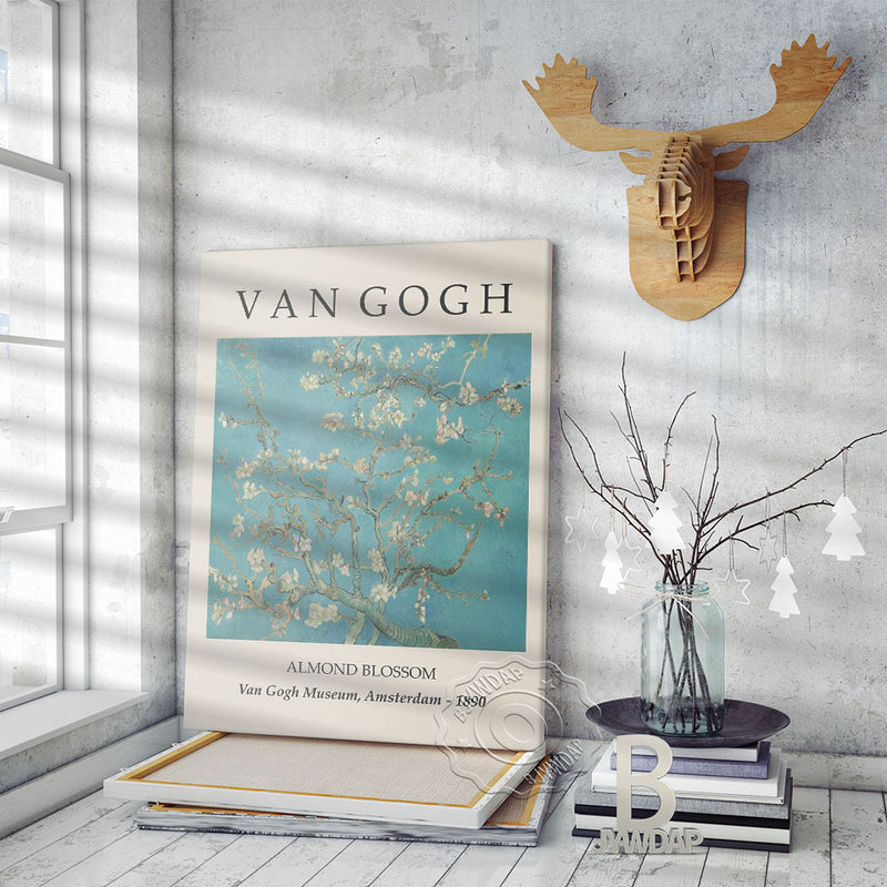 Canvas-Wandbild – Van Gogh reinterpretiert (Modern & Cartoon)